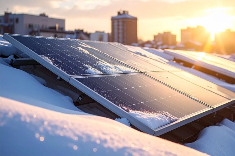 Auch im Winter kann eine Mini-Solaranlage weiterhin Strom liefern