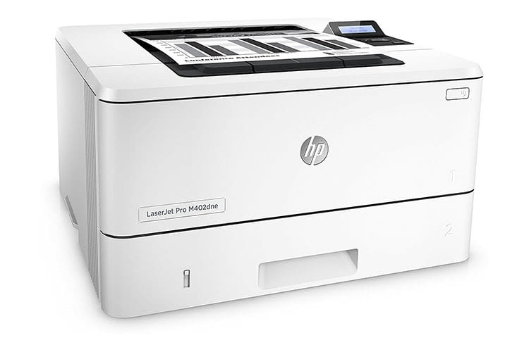 Der Mono-Laserdrucker HP LaserJet Pro M402dne eignet sich als Team- oder Abteilungsdrucker