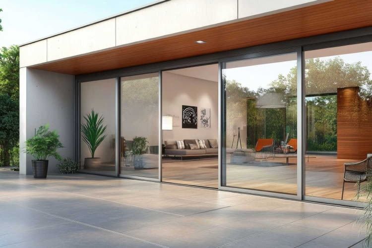 Eine Glasschiebewand nach maß für ein individuelles Zuhause