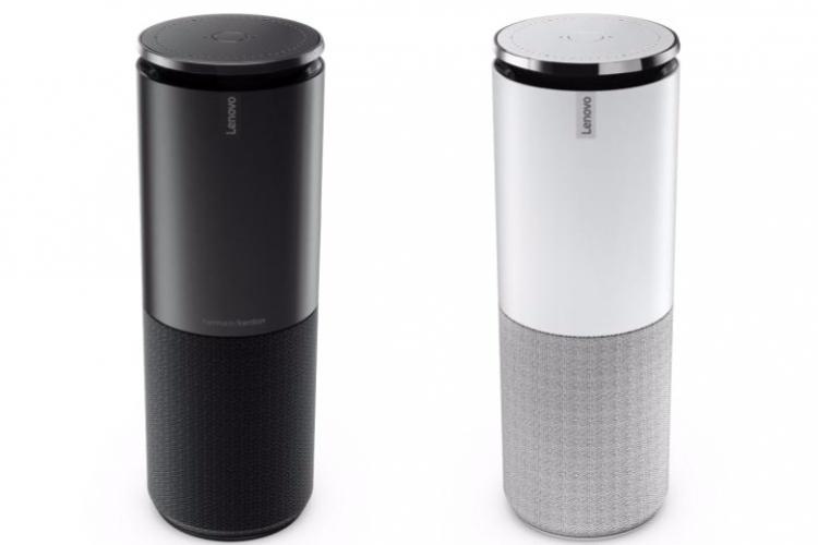 Lenovo Smart Assistant Harman Kardon Edition schwarz und weiß