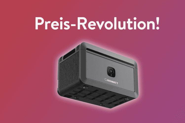 Bei Onlinehändler Sicatron gibt es den Growatt NOAH 2000 Speicher für nur 395 Euro