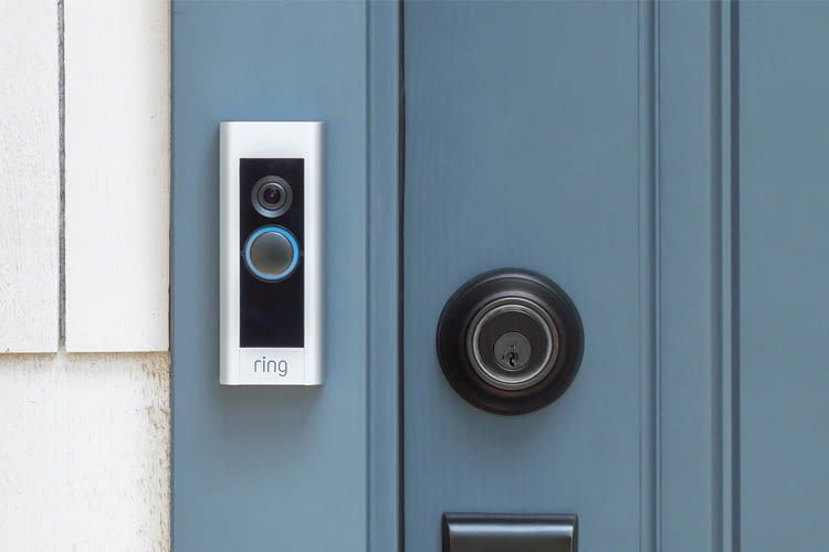 Smarte Ring Video Doorbell Türklingeln bewachen rundum die Uhr die Haustür