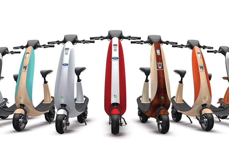 Der Verkauf des smarten Ford OjO Commuter Scooters soll Anfang 2018 in den USA und Europa starten