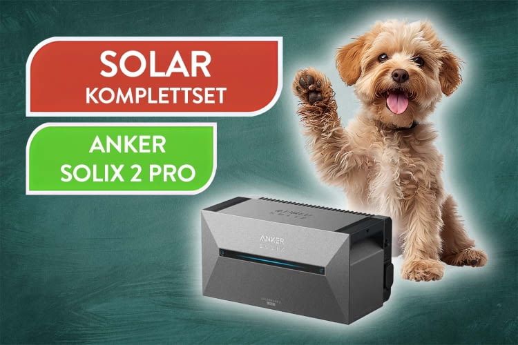 Dieses Set ist das günstigste am Markt mit SOLIX 2 und Solarmodulen