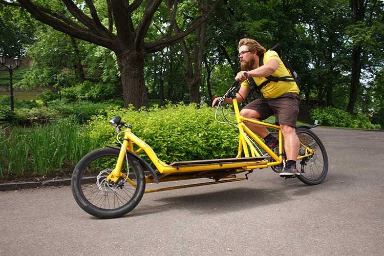 Umweltfreundlich und gesund - ein Lastenfahrrad als Auto-Ersatz