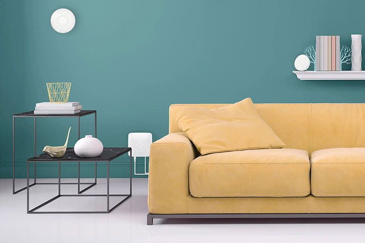 Das Airthings Raumluft-Prüfsystem integriert sich dank schönem Design gut in die vorhandene Wohnumgebung