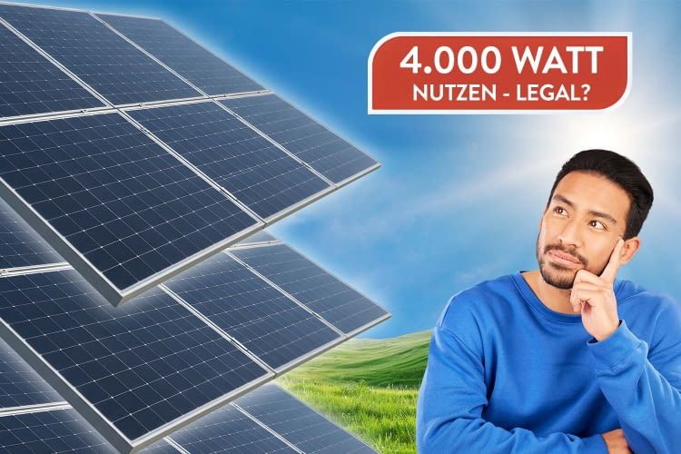 Darf Ich ein 4.000 Watt Balkonkraftwerk anschließen?