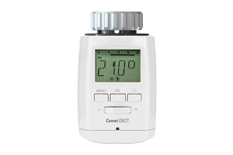 Das Thermostat Comet DECT ermöglicht ein individuelles Heizprogramm für jeden Tag