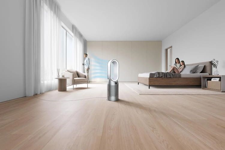 Der Dyson Hot+Cool Heizlüfter eignet sich für jeden Raum in einem Haushalt