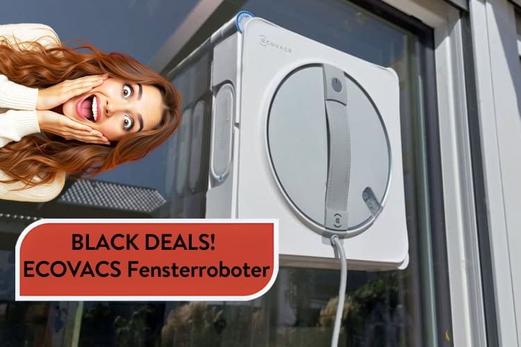 Zum Black Friday haut ECOVACS zwei einer beliebten Fensterputzroboter raus!