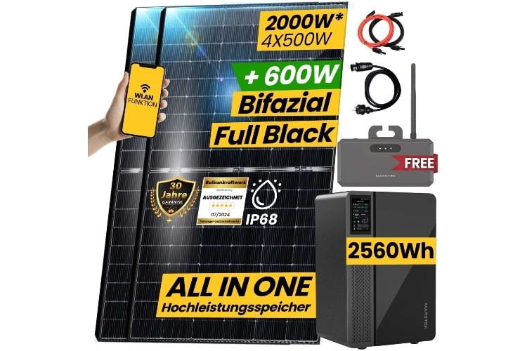Die besten und gleichzeitig günstigsten Balkonkraftwerk Komplett-Sets gibt es bei EPP-Solar