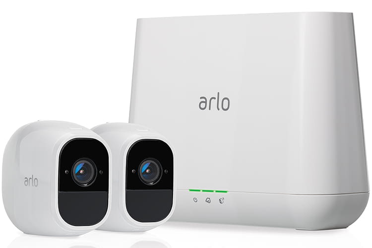 Telecamera di sorveglianza per esterni Netgear Arlo Pro2 con risoluzione HD e supporto vocale Alexa