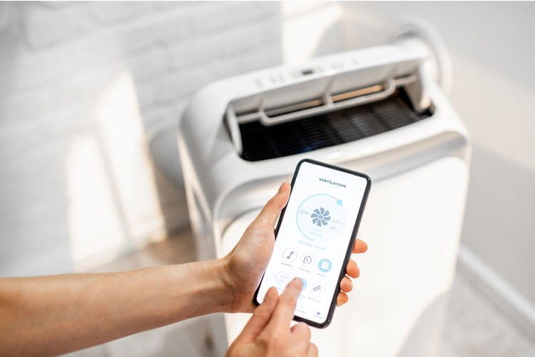 Immer mehr Klimaanlagen besitzen eine App oder Fernbedienung
