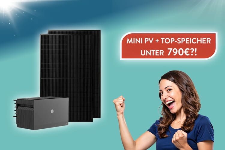 Das onLite Balkonkraftwerk von Solago gibt es jetzt deutlich günstiger