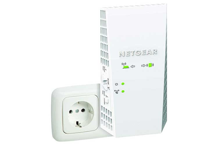 Der Mesh WLAN Repeater Netgear EX7300-100PES bringt schnelles Internet bis ins entfernteste Zimmer