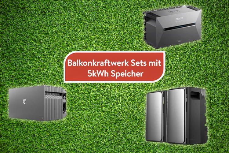 Wir zeigen die besten Balkonkraftwerk Speicher die sich auf bis 5kWh erweitern lassen