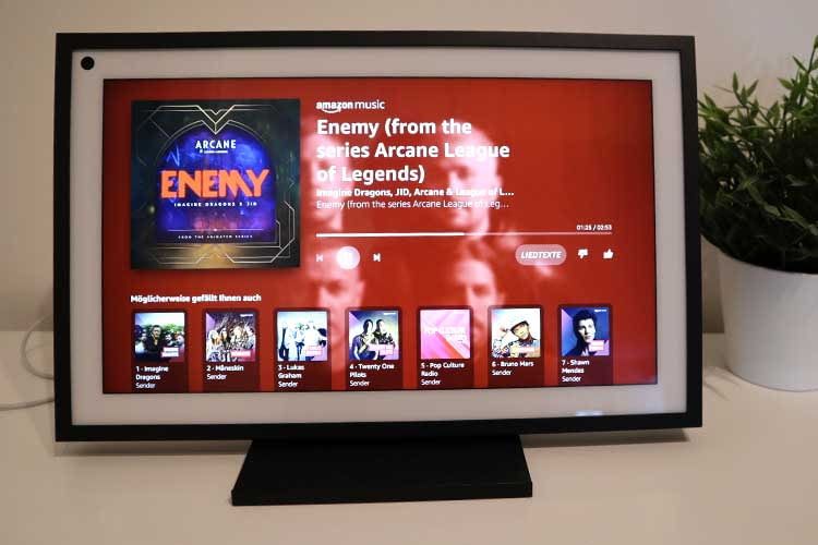 Abbiamo anche messo alla prova l'Echo Show 15 in termini di audio.