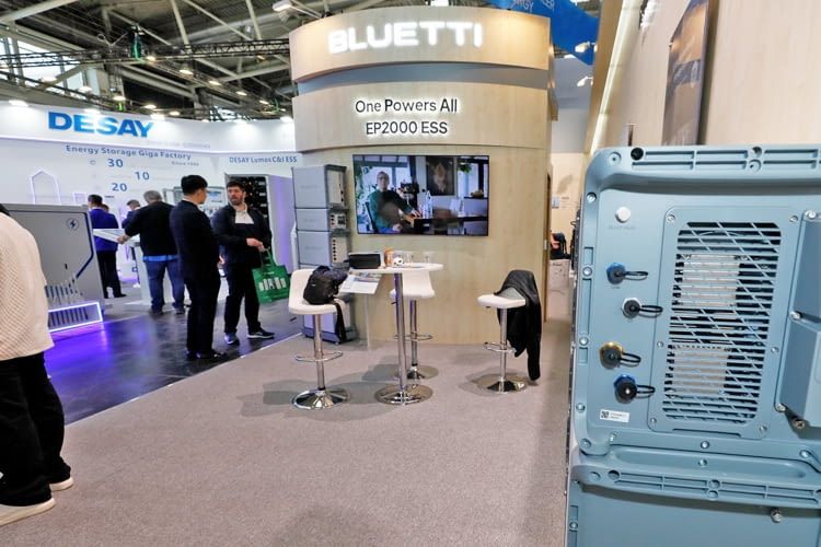 Am Messestand von BLUETTI gibt es viel Neues zu entdecken