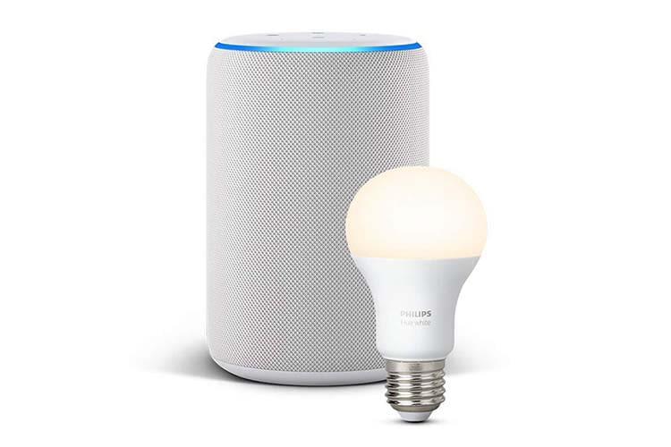 Amazon Echo Plus hat den für die Philips Hue Leuchtmittel nötigen Zigbee-Standard bereits integriert
