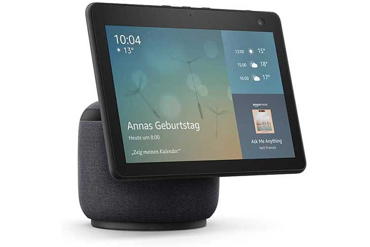 Amazon Echo Show 10 - das Display mit Kamera folgt dem Nutzer automatisch