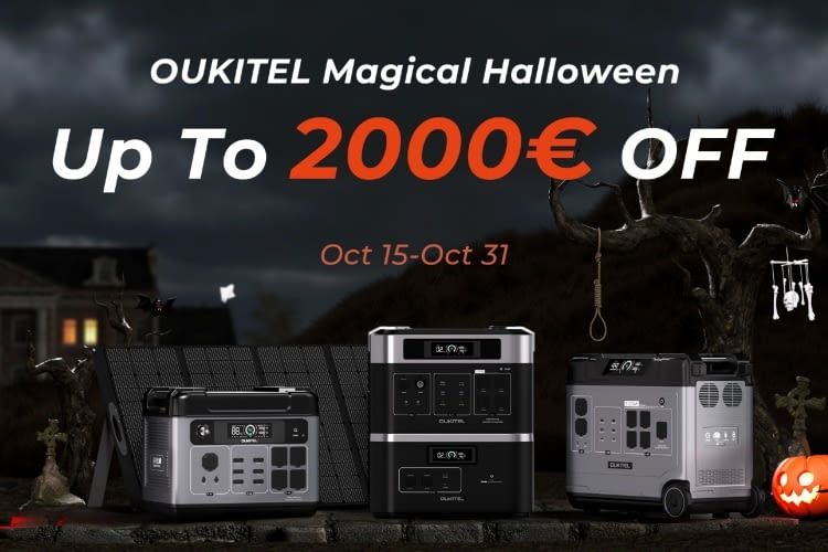 Beim Oukitel Halloween Sale lassen sich bis zu 2.000 Euro sparen! Schnell sein lohnt sich dabei doppelt