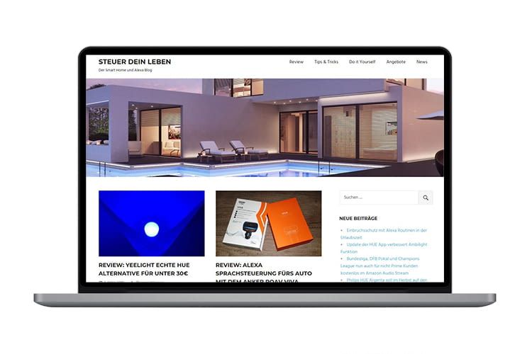 steuerdeinleben.de - der Smart Home und Alexa Blog auf home&smart