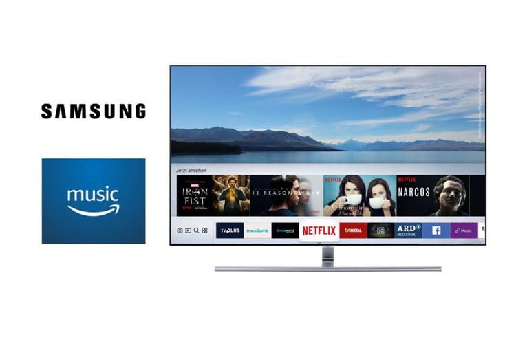 Besitzer eines Samsung Smart TV-Geräts können darüber jetzt direkt Amazon Music Playlists abspielen