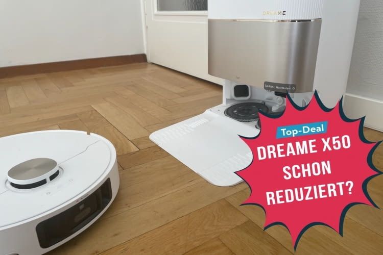Mit dem Dreame X50 ist nun der beste Saug-Wisch-Roboter auf dem Markt reduziert