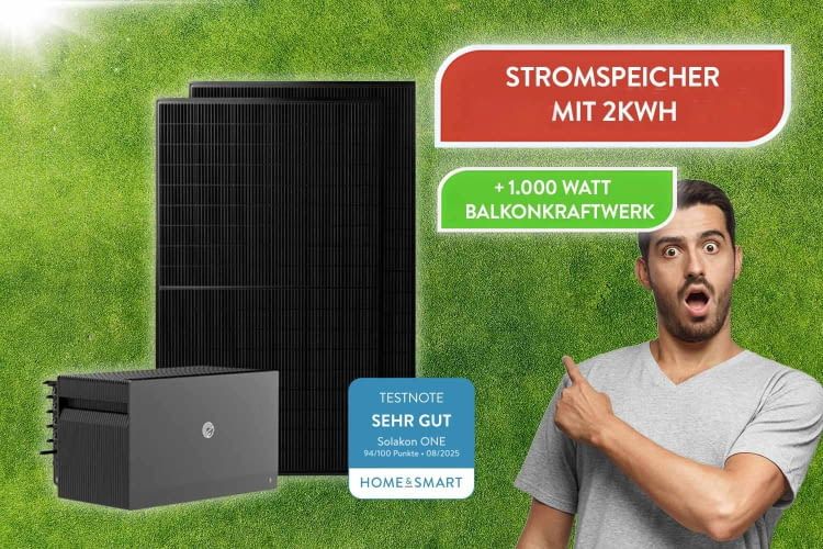 Das onLite Balkonkraftwerk von Solakon gibt es jetzt deutlich günstiger