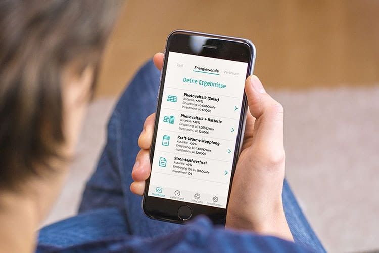 Die shine App hilft bei der Suche nach Stromanbieter-Alternativen