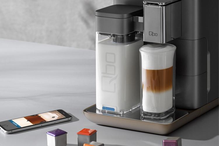 Die Qbo Kaffee-Kapselmaschine mit App für Android und iOS