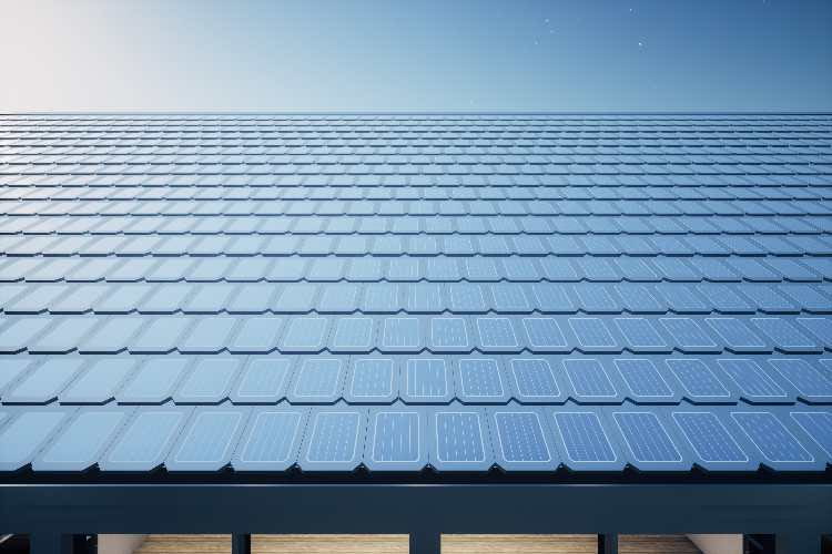 Solardachziegel können zur Energiegewinnung genutzt werden