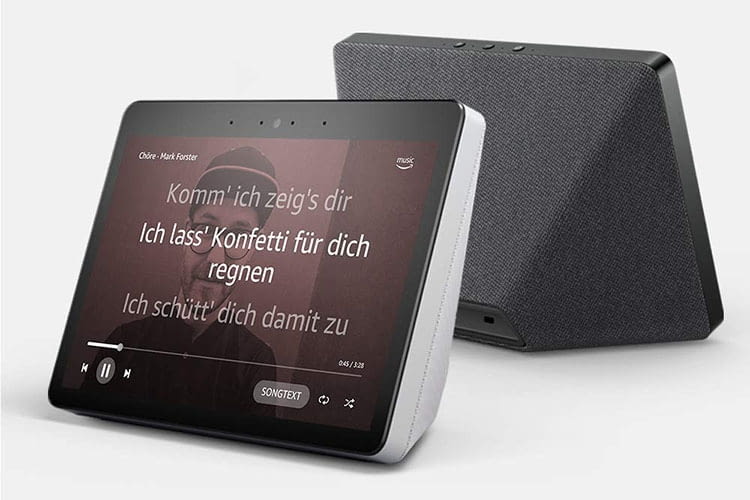 Mit Amazon Music Unlimited oder Amazon Prime Music kann Amazon Echo Show die Song-Texte anzeigen