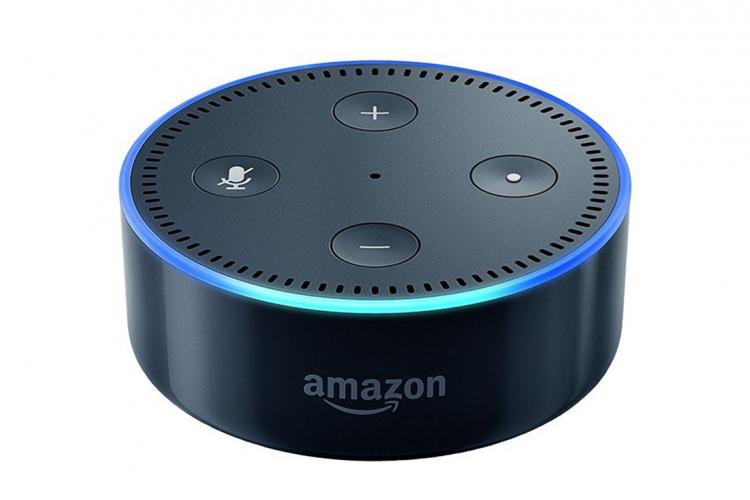 Die Amazon Echo Dot Lautsprecherbox mit Alexa Funktionalität