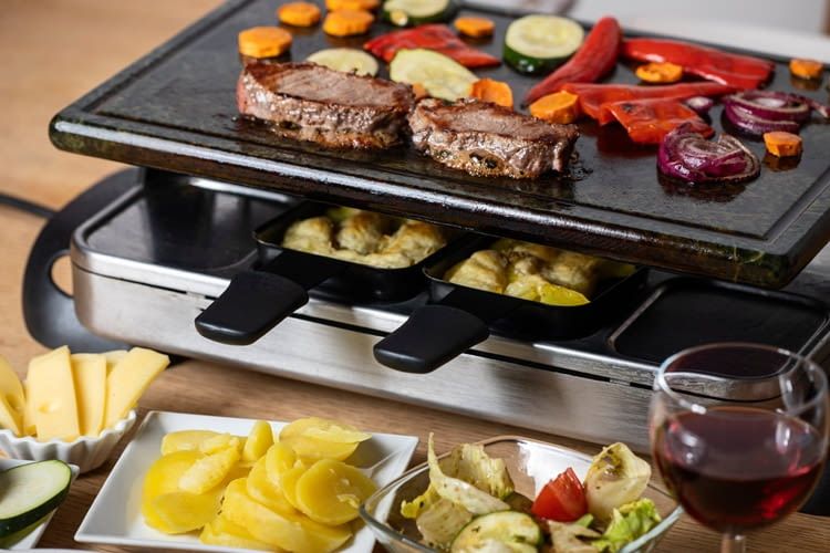 Beim Raclette Essen ist für jeden etwas Leckeres dabei