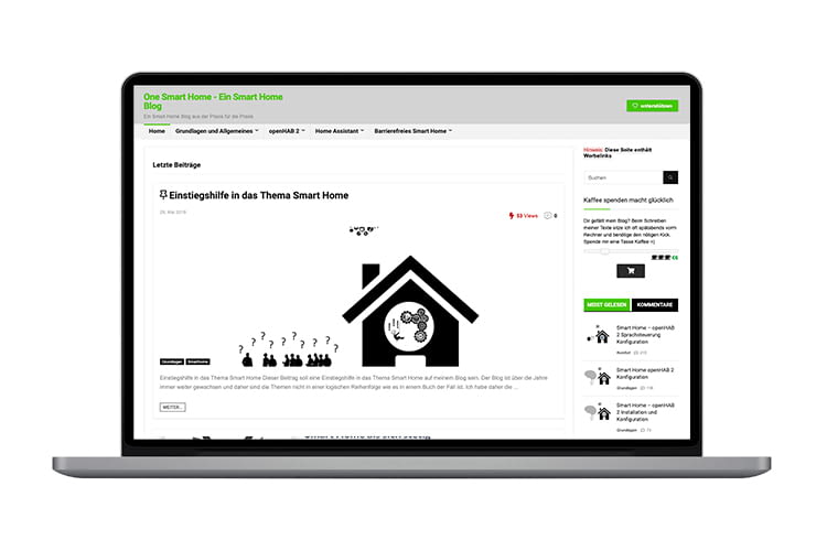 OneSmartHome - ein Smart Home Blog aus der Praxis für die Praxis