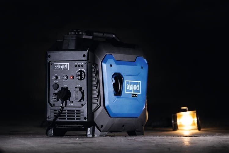 Ein Stromgenerator liefert im Ernstfall Energie für Licht und Wärme