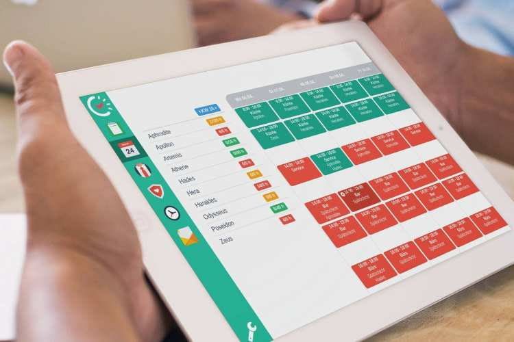 Bei dem Zeiterfassungs-Tool von Papershift kann auch der Dienstplan verwaltet werden