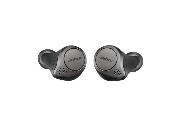 Die Jabra Elite 75t bieten ausgezeichnete Mikrofonqualität für Telefonate