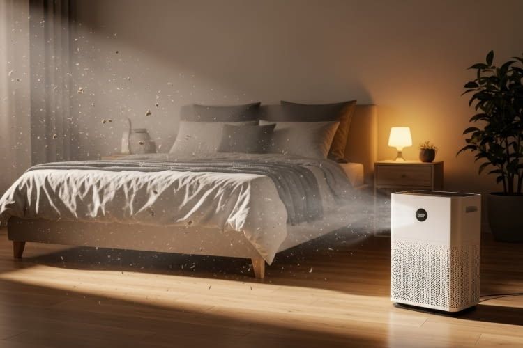 Gesunde Luft, besserer Schlaf: Luftreiniger fürs Schlafzimmer sind voll im Trend.