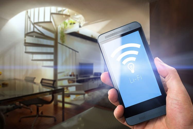 Li-Fi (Light Fidelity) Zone Technologie Logo