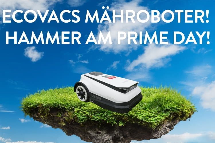 Zum Prime Day hat ECOVACS zwei starke Mähroboter Angebote parat!