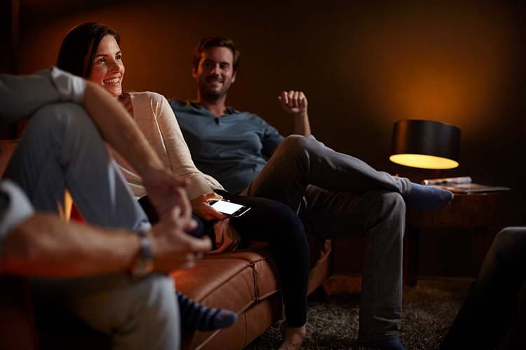 Das Philips Hue Lichtsystem sorgt für die richtige Lichtstimmung im Zuhause