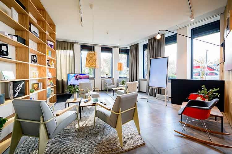 Im Samsung Connected Living Showroom in Schwabach können Besucher einen Blick in die Zukunft werfen