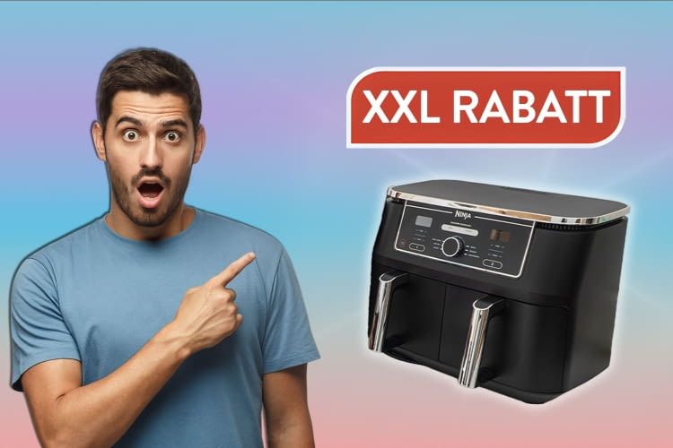 Die Ninja Foodi MAX Dual Zone ist aktuell deutlich reduziert! Mit unserem Code sparen unsere Leser nochmal extra 10 Prozent