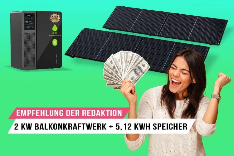 Pluginenergy bietet aktuell eines der besten Balkonkraftwerk-Sets zum Sparpreis