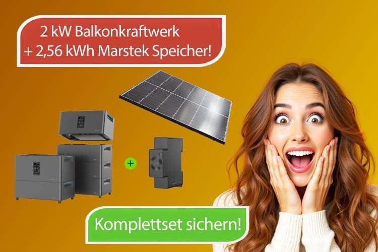 Pluginenergy bietet aktuell eines der besten Balkonkraftwerk-Sets zum Sparpreis