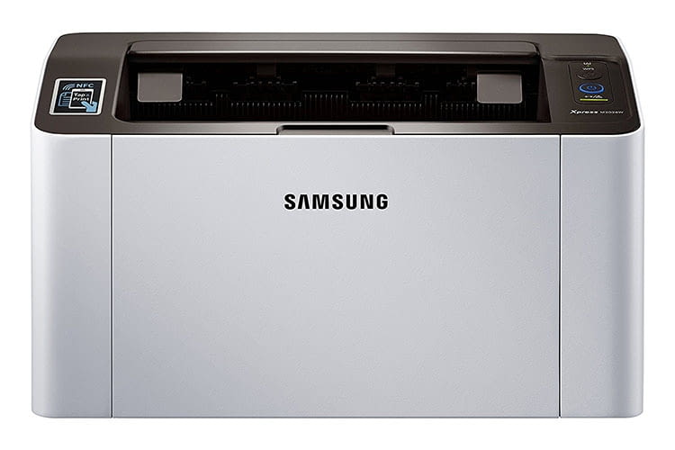 Der Samsung Xpress SL-M2026W Mono-Laserdrucker kommuniziert via WLAN und NFC
