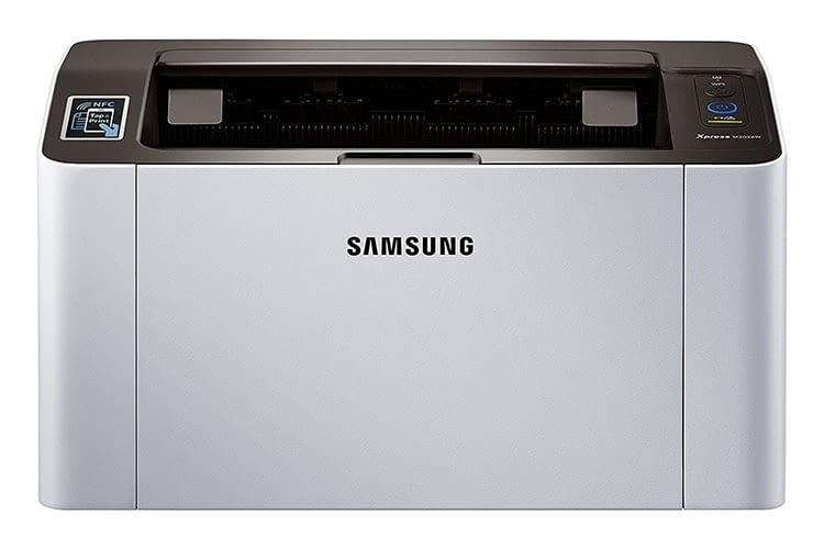 Der Samsung Xpress SL-M2026W Mono-Laserdrucker kommuniziert via WLAN und NFC