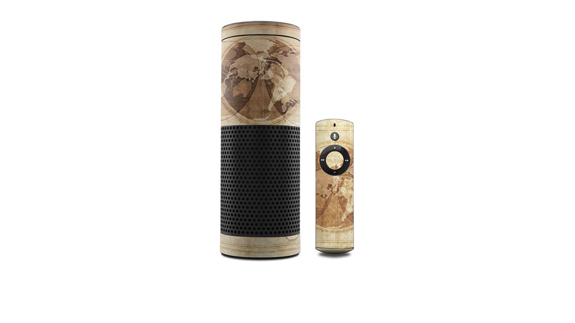 amazon-echo-skin-landkarte-vintage
